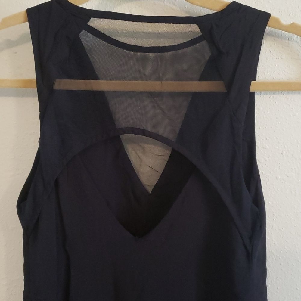 Silence + Noise Mesh Mini dress sz Xs - Picture 4 of 5